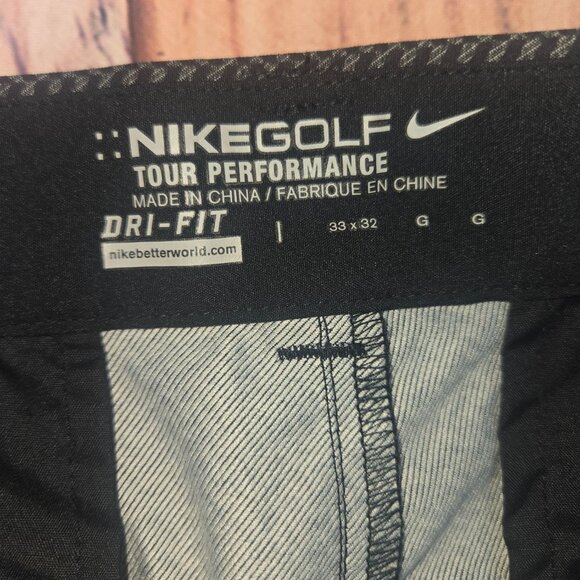 Nike Golf Tour Performance Dri-Fit Mens Pants 33x32 Chevron Print - Picture 4 of 8